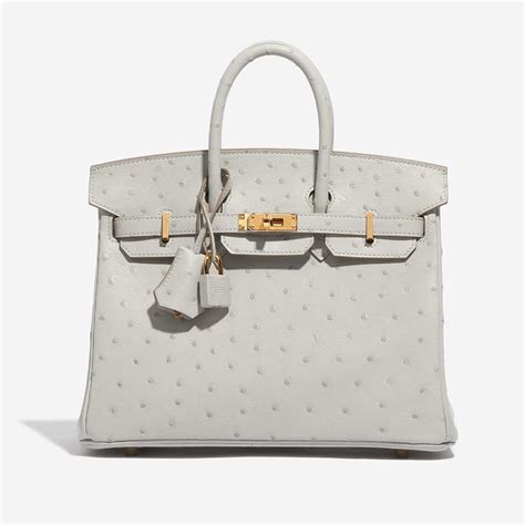 hermes ostrich leather handbags|Hermes birkin 25 ostrich.